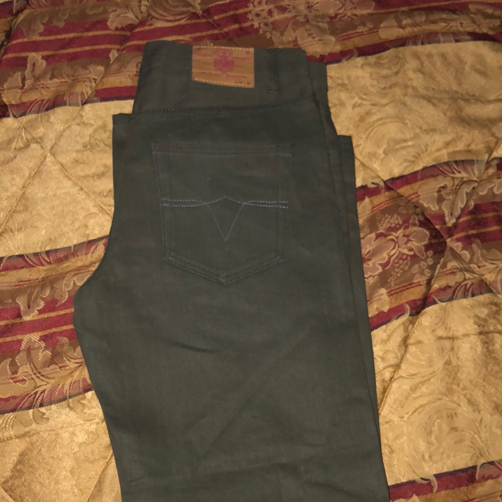 Dark Green Jeans